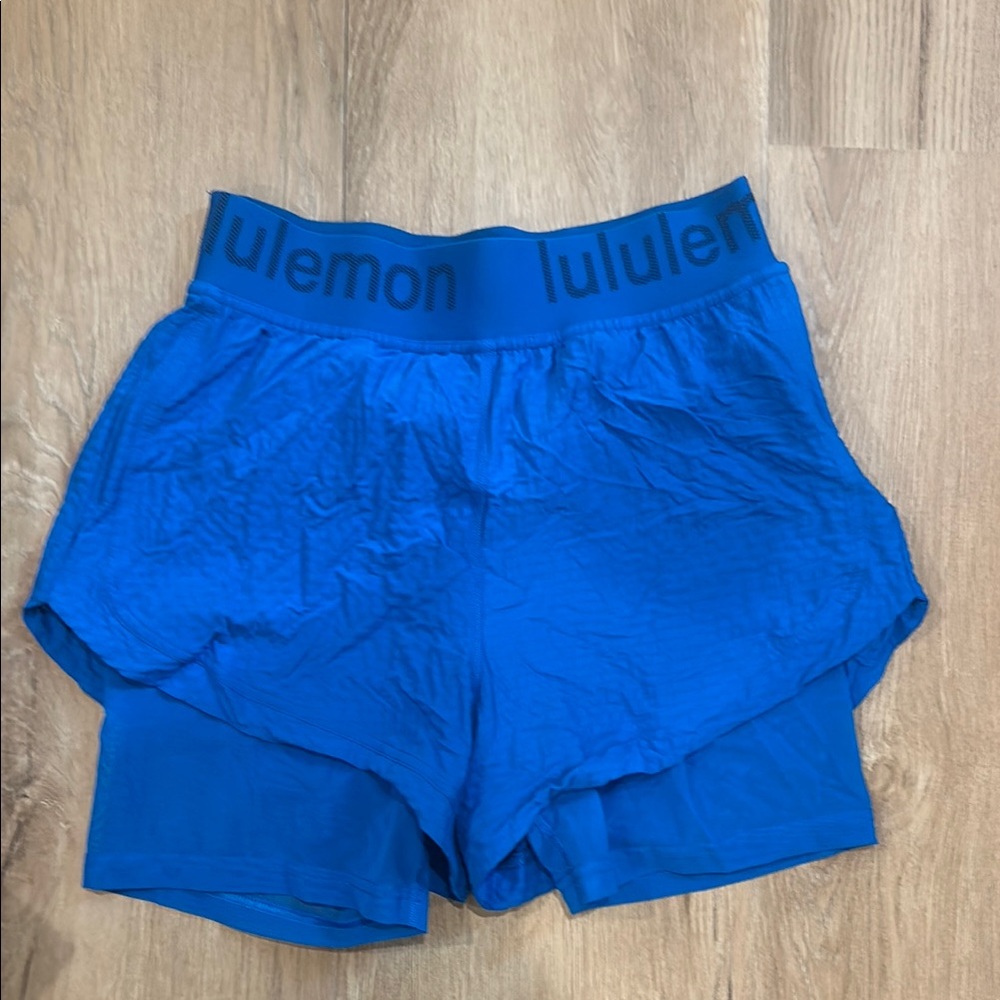lululemon athletica Blue Athletic Shorts